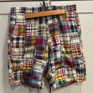 Brooks Brothers Multicolor Plaid Men Shorts